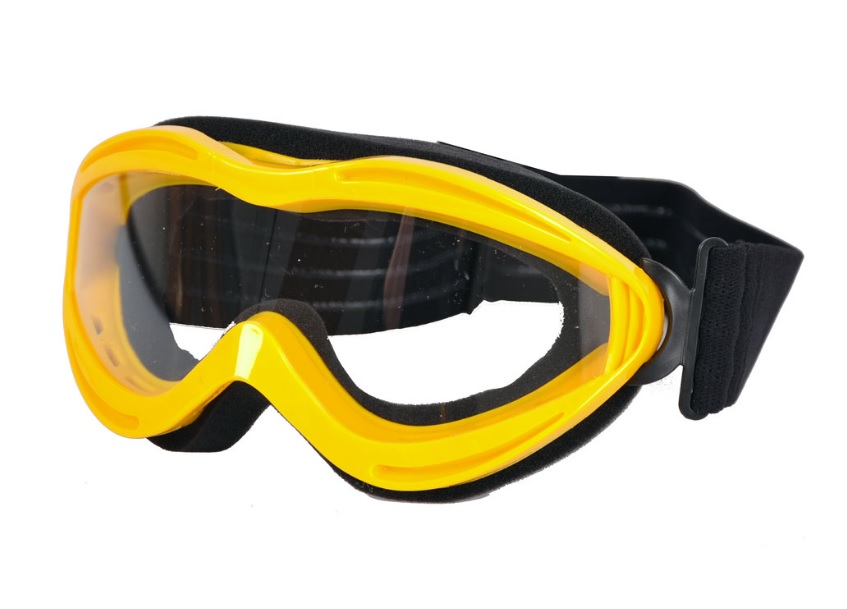 Dětské brýle motocross žluté