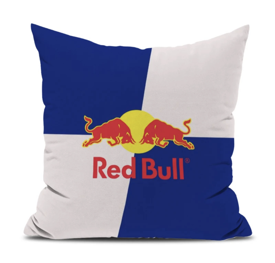 Moto polštář RedBull modro-bílý 40x40cm