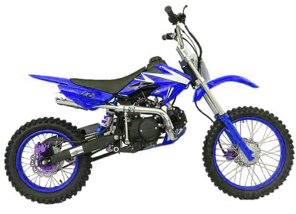 Pitbike 17/14 Loncin 125ccm modrý