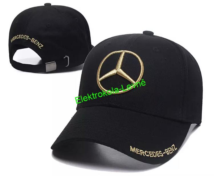 Mercedes kšiltovka černo/zlatá