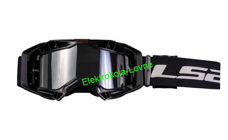 Moto brýle LS2 PRO Aura černé zrcadlové