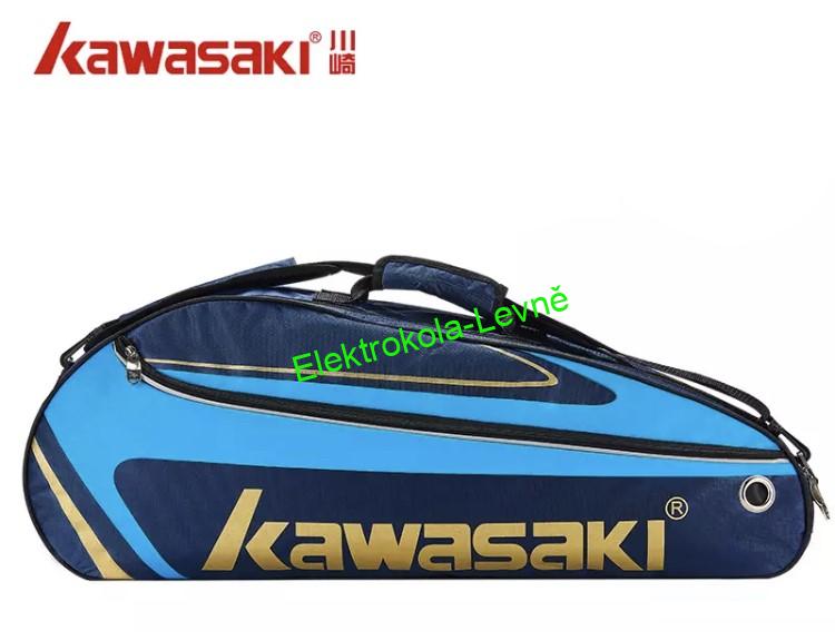 Badmintonové pouzdro na rakety Kawasaki modrá