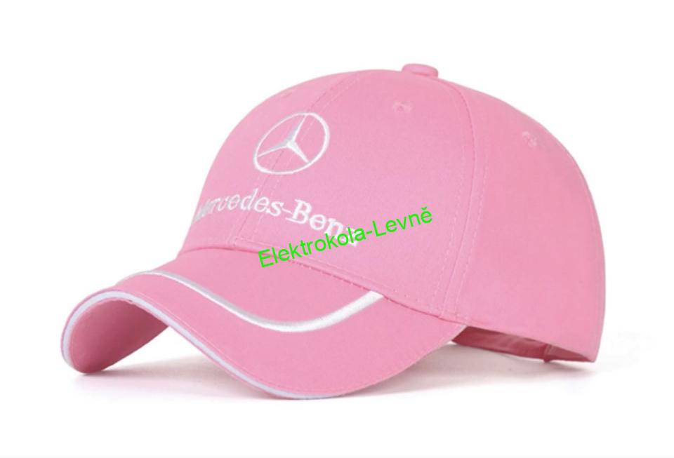 Mercedes Benz kšiltovka růžová
