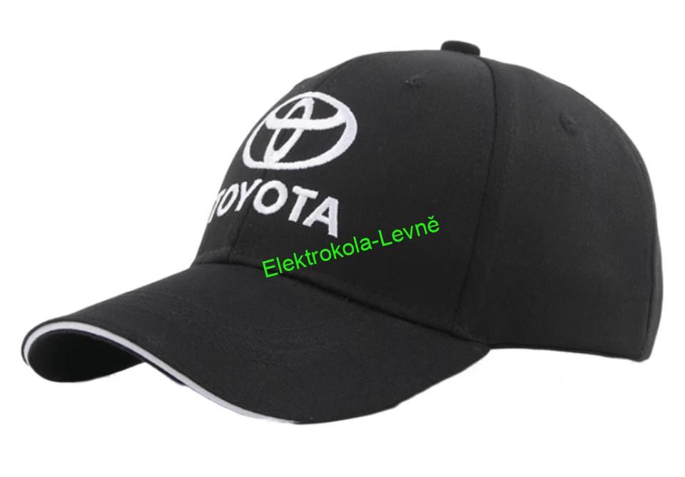 Čepice Toyota černo-bílá