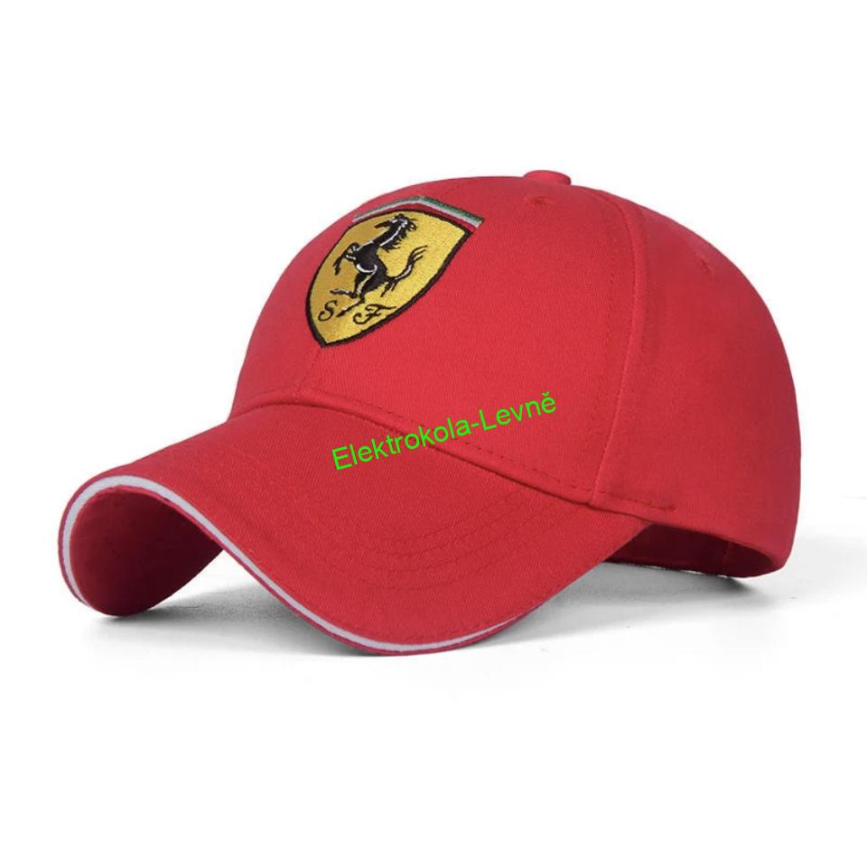 Ferrari kšiltovka červená