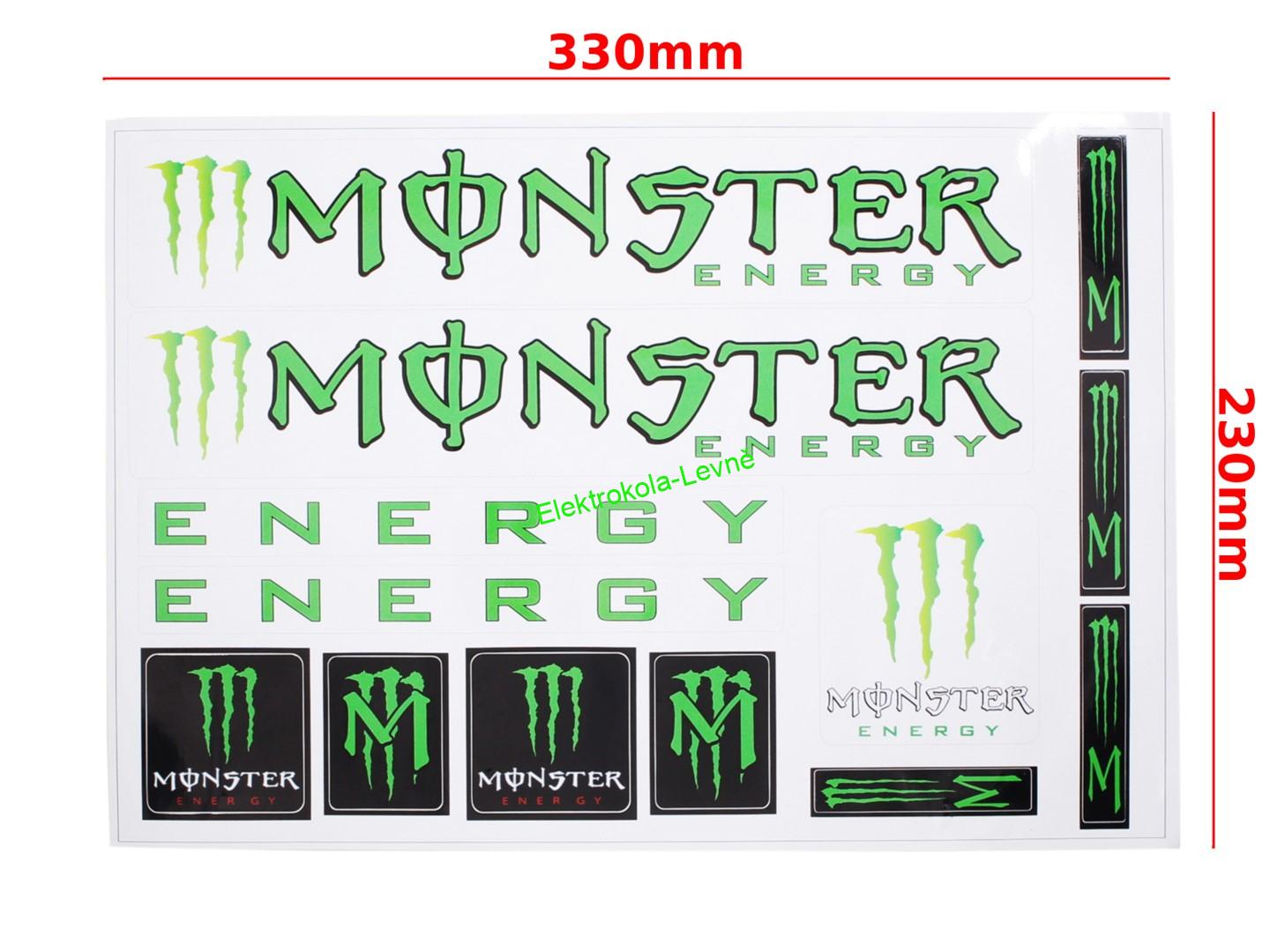 Nálepky Monster Energy