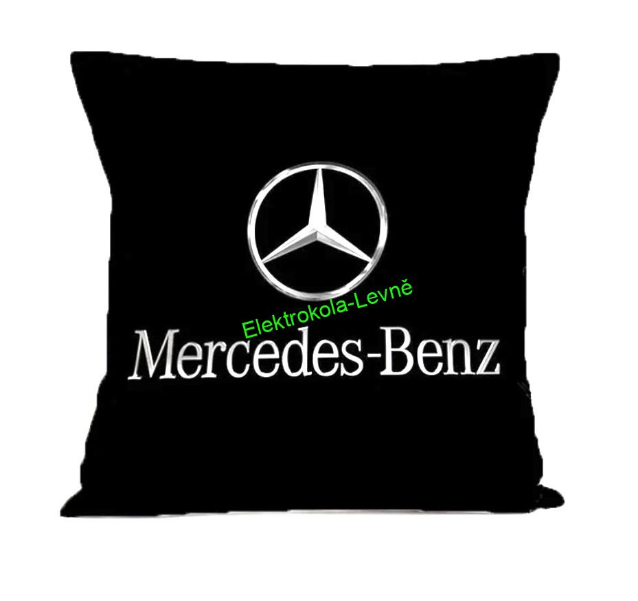 Moto polštář Mercedes Benz černý