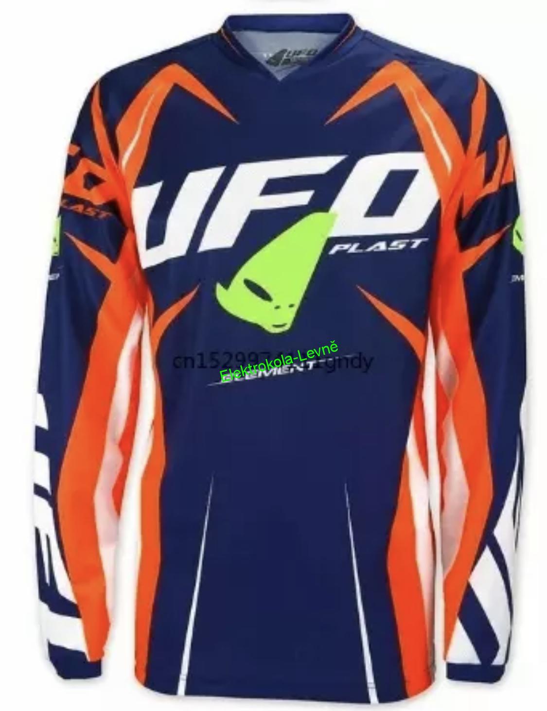 Moto dres UFO modro-oranžový