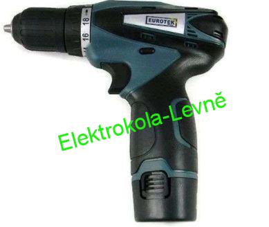 Elektrická vrtačka Eurotek 18V CD218