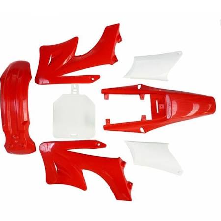 Minicross Apollo kompletní kapotáž červená