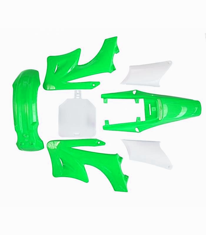 Minicross Apollo kompletní kapotáž zelená