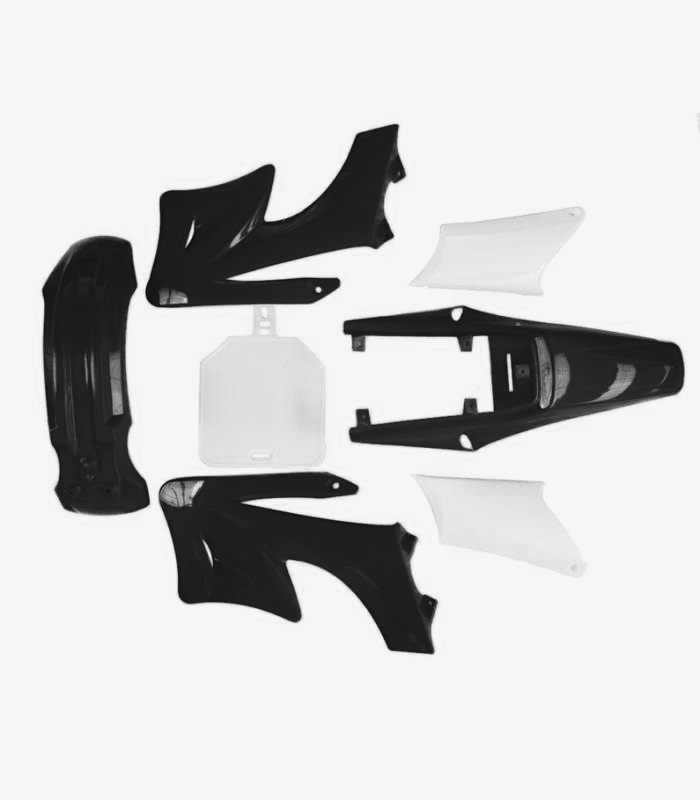 Minicross Apollo kompletní kapotáž černá