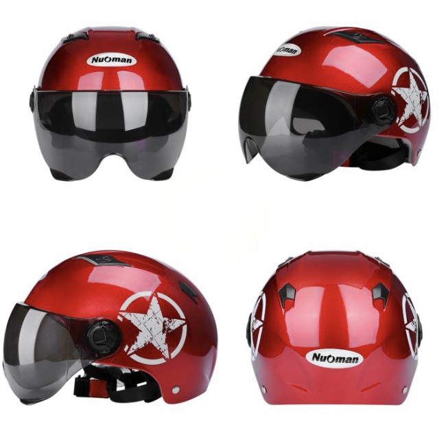 Moto helma STAR červená