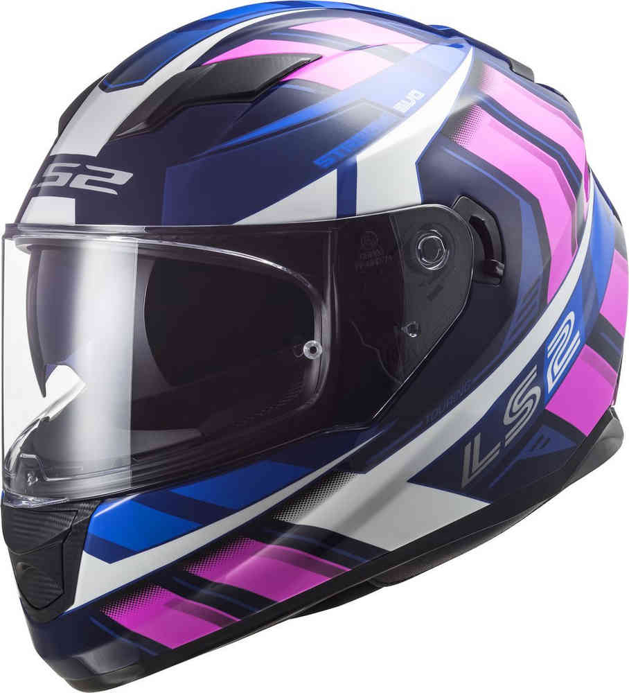 Integrální moto přilba LS2 FF320 Stream Loop fluo pink