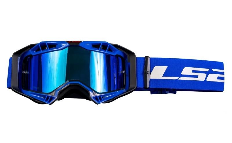 Moto brýle LS2 PRO Aura modré zrcadlové