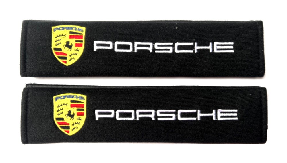 Porsche návlek na bezpečnostní pás 2ks - Semiš