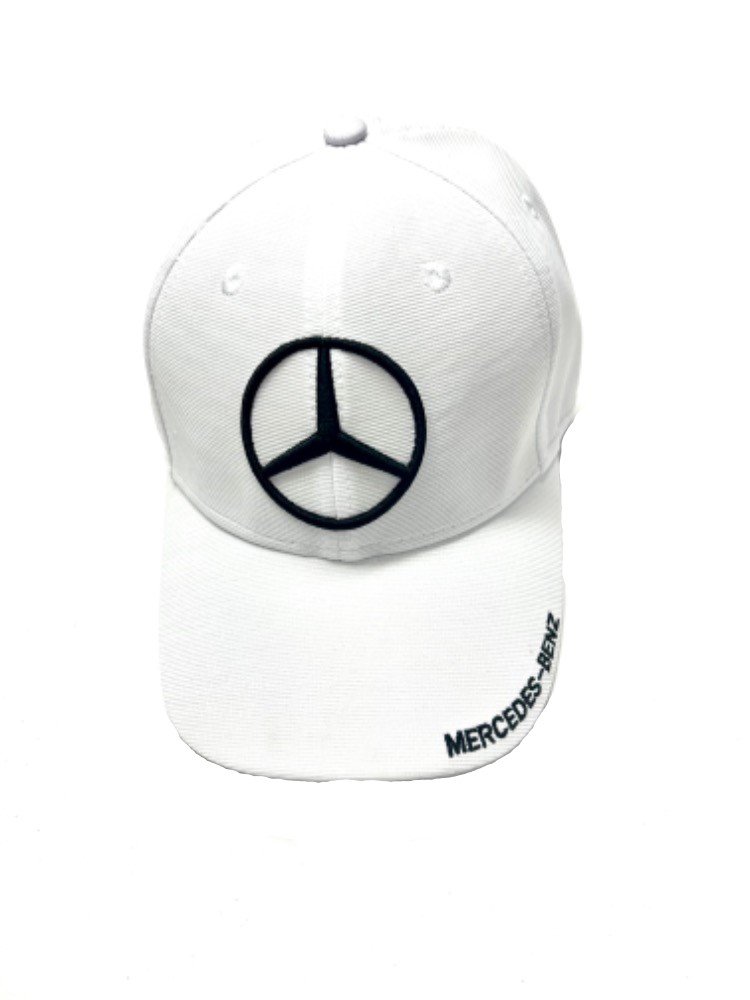 Mercedes kšiltovka bílá s logem na kšiltu