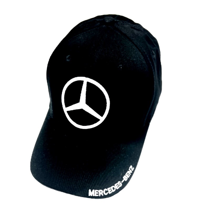 Mercedes kšiltovka černá s logem na kšiltu