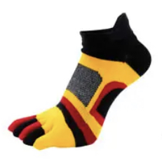Sportovní prstové ponožky barevné