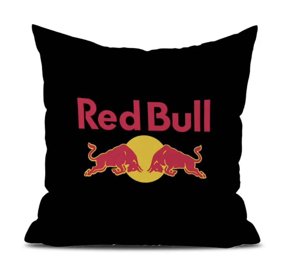 Moto polštář RedBull černý 30x30cm