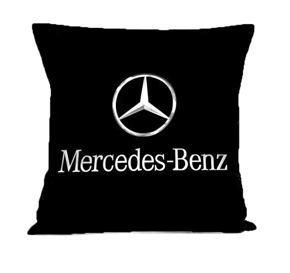 Moto polštář Mercedes Benz 30x30cm černý