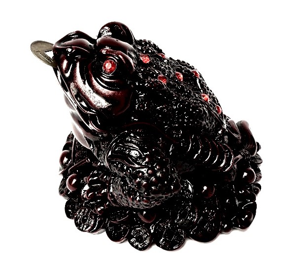 Třínohá žába s penězi Feng Shui Ba Gua