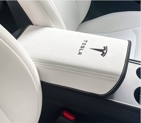 Potah loketní opěrky pro Tesla model 3/Y bílý