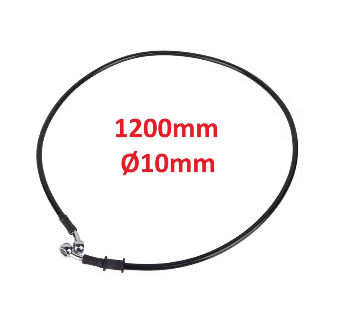 Hadice pro přední hydraulickou brzdu na elektrokoloběžku Chopper 120 cm očko 10mm