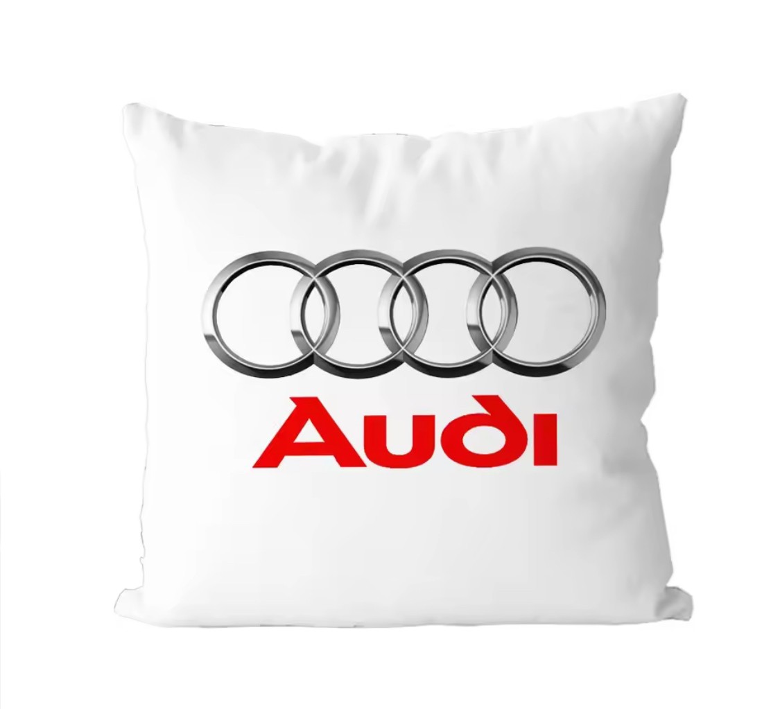 Moto polštář Audi 40x40cm bílý