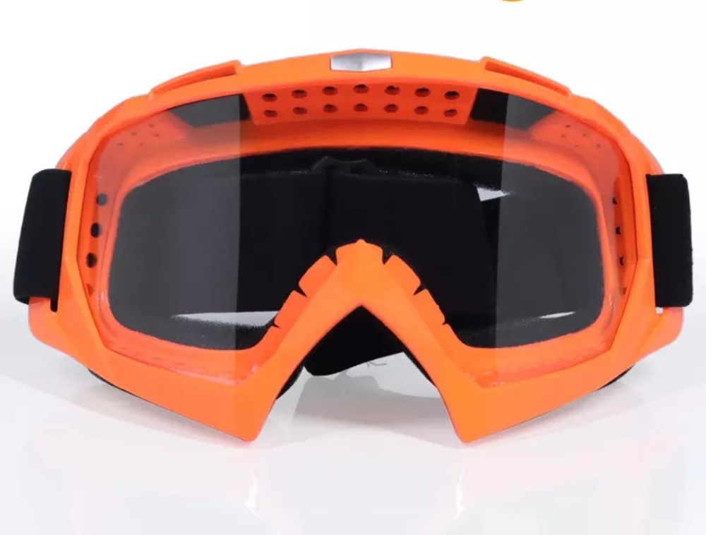 Dětské brýle motocross oranžové