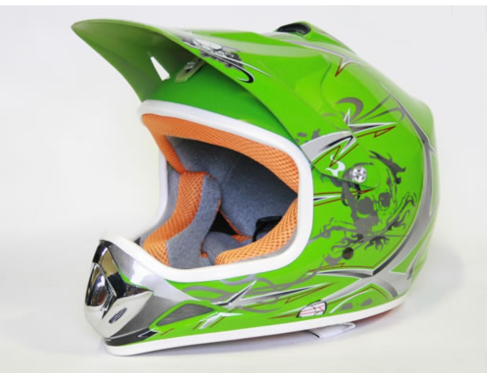 Dětská krosová helma Nitro zelená