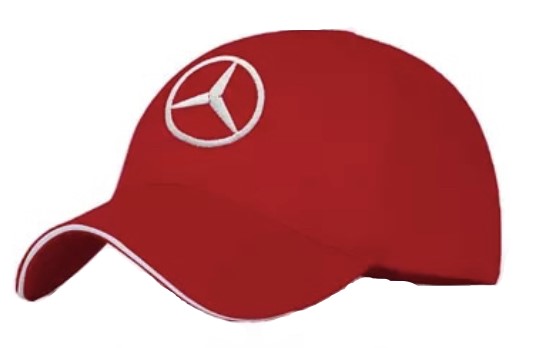 Mercedes kšiltovka červená
