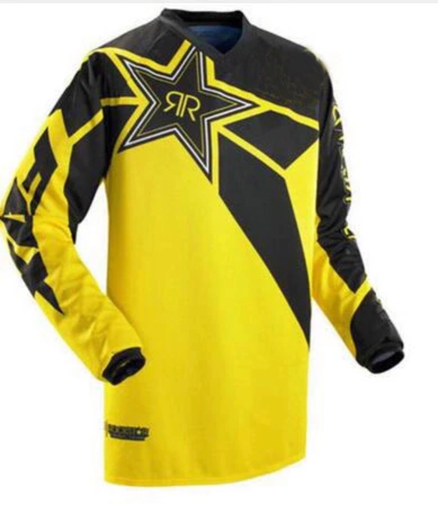 Dres pro motocros Rockstar žlutý